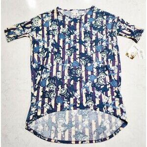 NWT LulaRoe x Disney Nightmare Before Christmas Irma Shirt XXS NEW Halloween